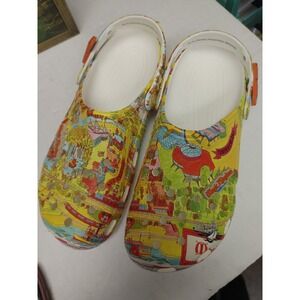 Walt Disney World 1971 Vault Retro Crocs Adult Size M10/W 12‎ 50th Magic Kingdom